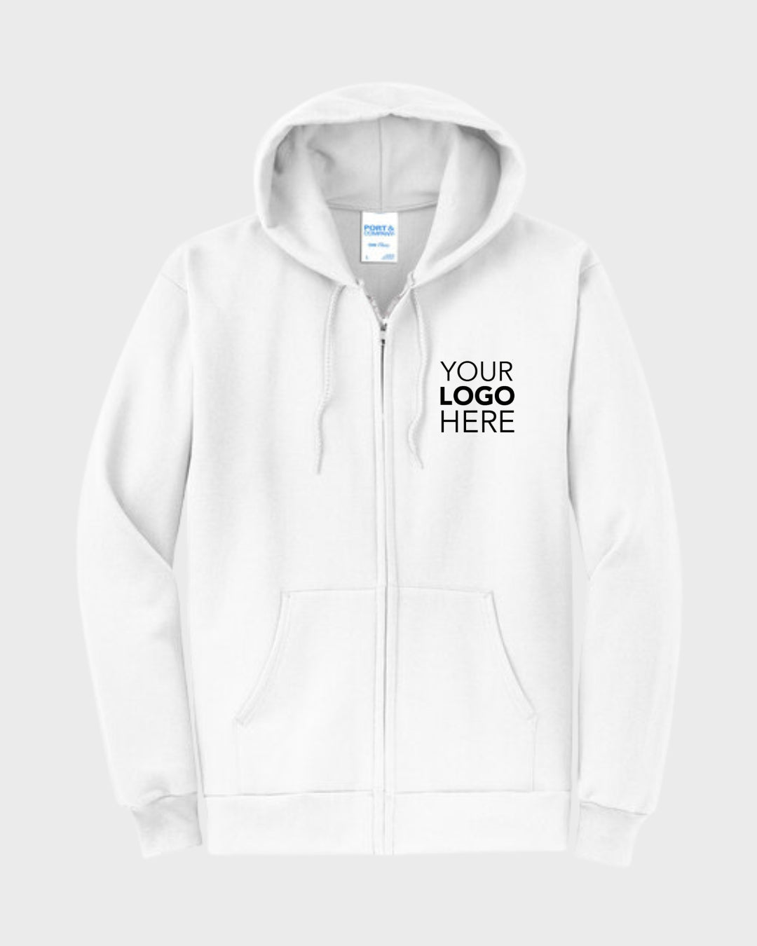Port & Co™ Core Fleece Full-Zip Hooded Sweatshirt