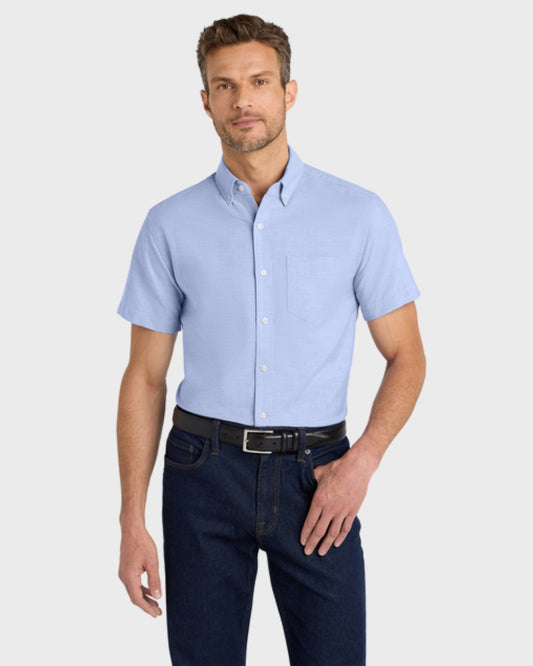 Port Authority® Short Sleeve SuperPro™ Oxford Shirt