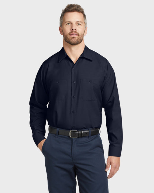 Red Kap® Long Sleeve Industrial Work Shirt