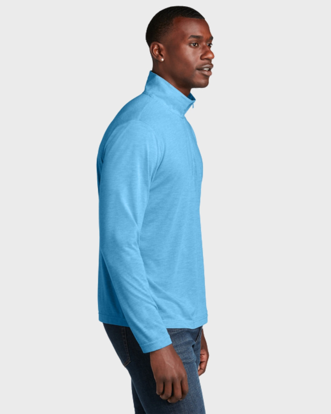 Sport-Tek® PosiCharge® Tri-Blend Wicking 1/4-Zip Pullover