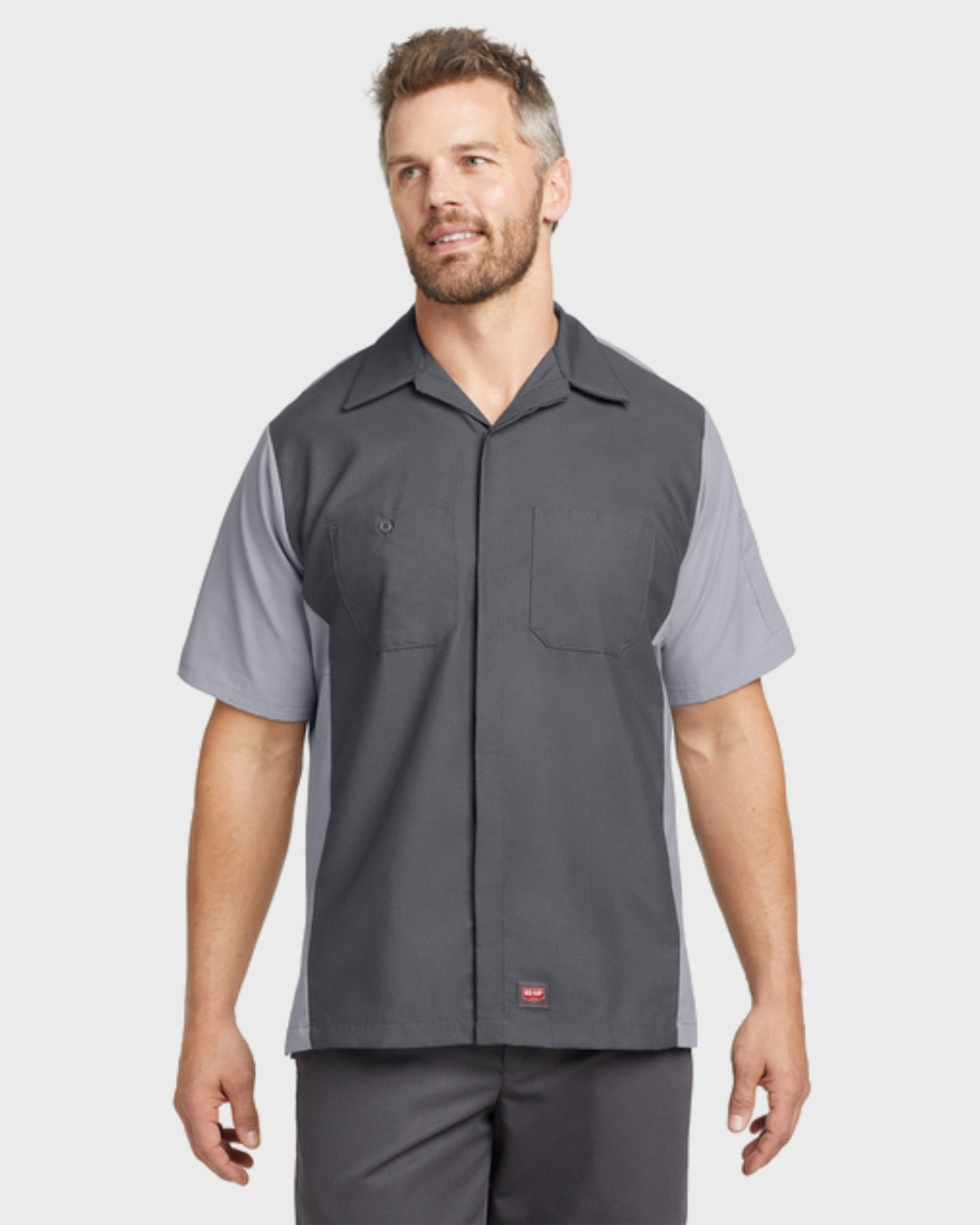 Red Kap® Short Sleeve Ripstop Crew Shirt