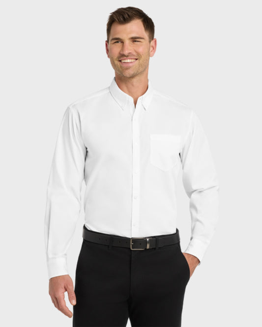 Port Authority® Long Sleeve Carefree Poplin Shirt