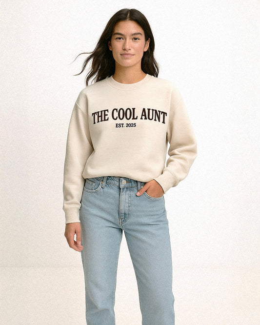 The Cool Aunt Arch Embroidered Sweatshirt