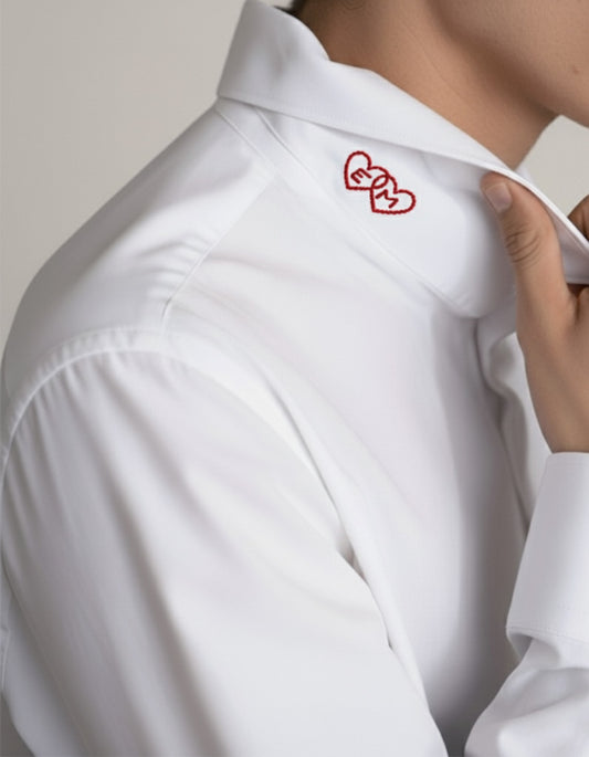 Heartline Collar Stretch Woven Shirt