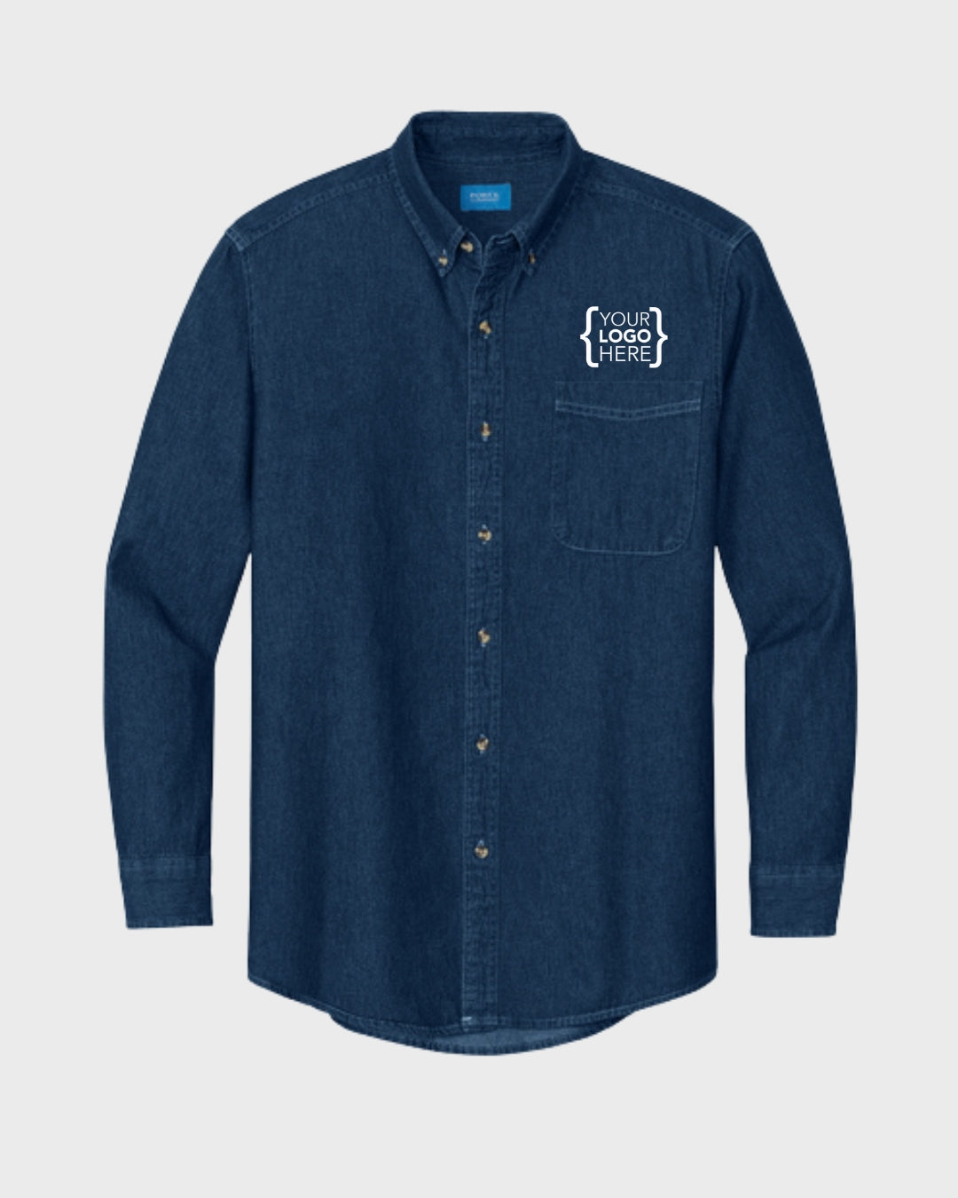 Port & Co™ Long Sleeve Value Denim Shirt