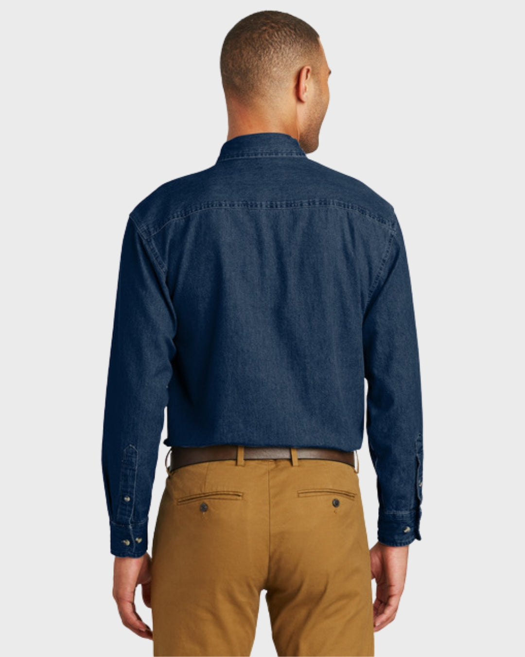 Port & Co™ Long Sleeve Value Denim Shirt