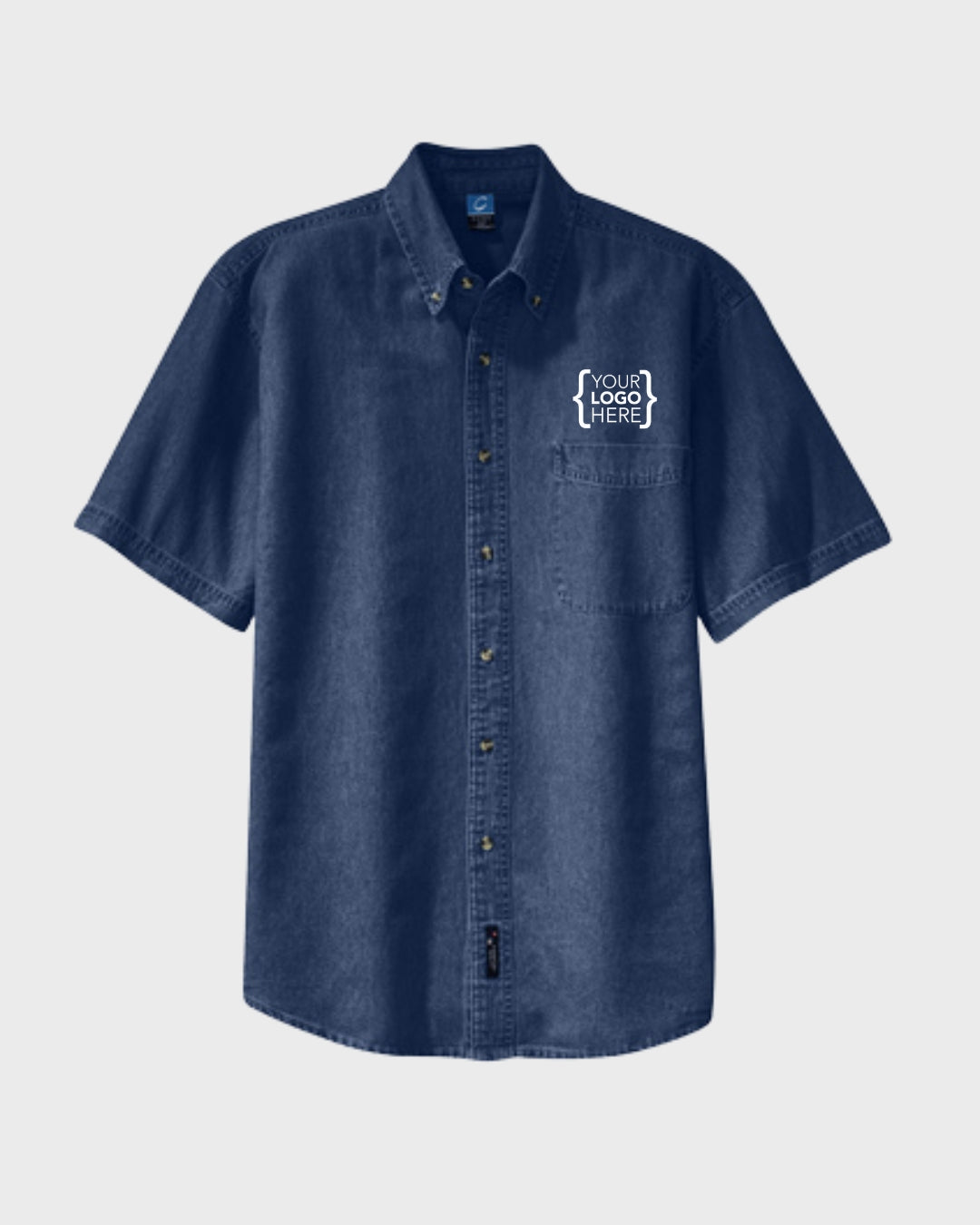 Port & Co™ Short Sleeve Value Denim Shirt