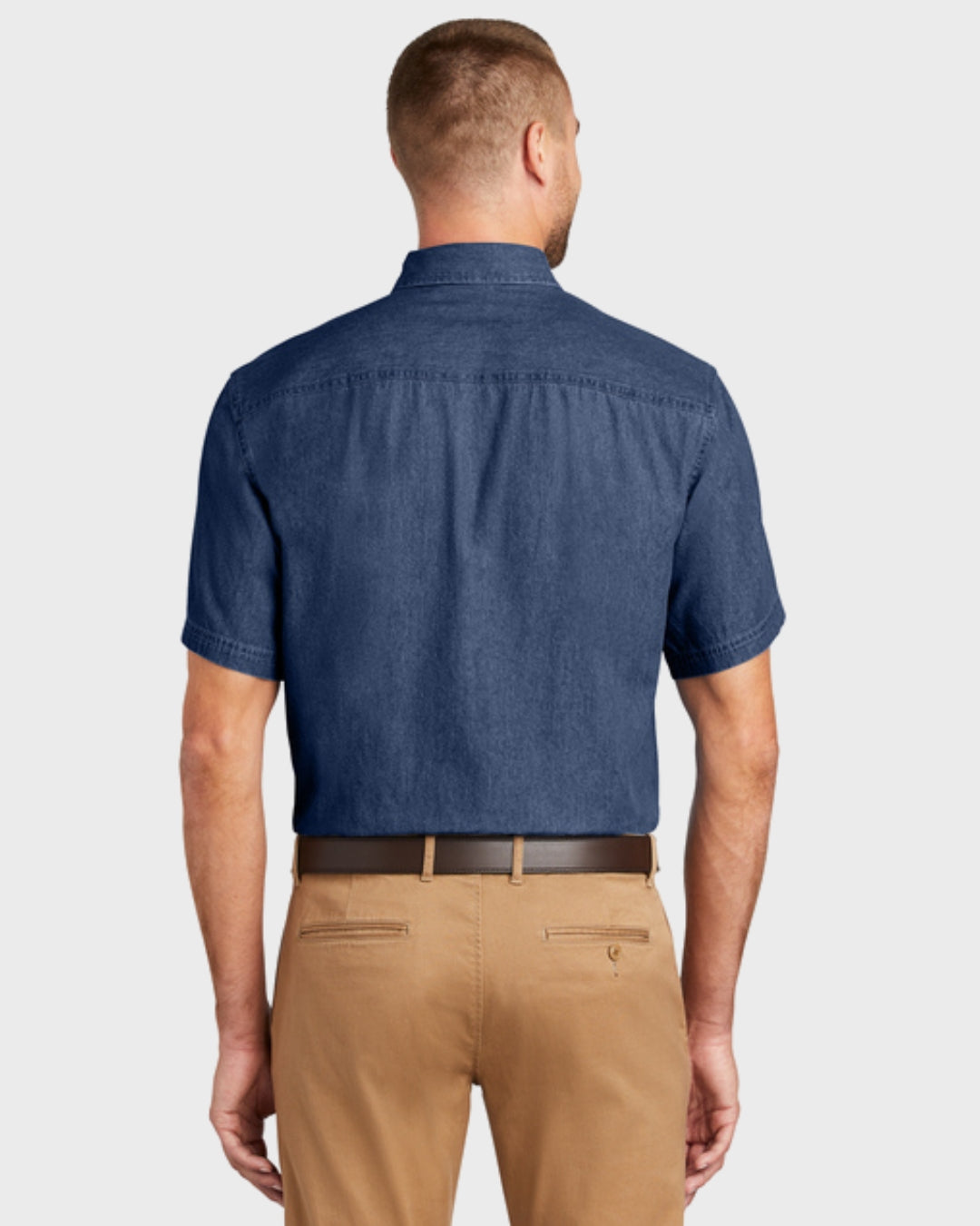 Port & Co™ Short Sleeve Value Denim Shirt