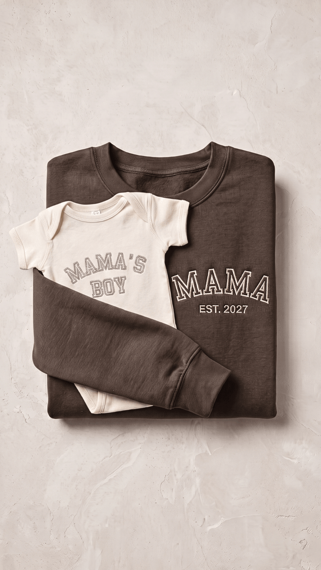 Mama’s Boy Embroidered Set | BUNDLE