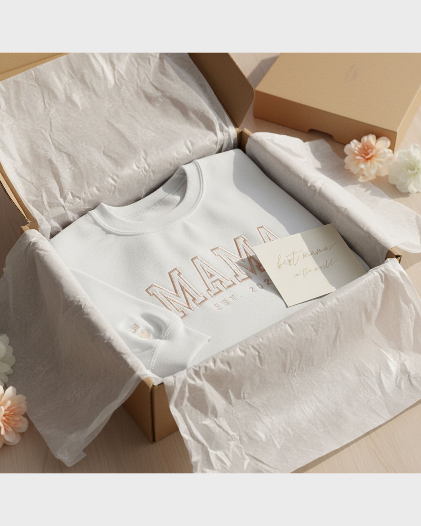 Classic Varsity Mama Embroidered Sweatshirt