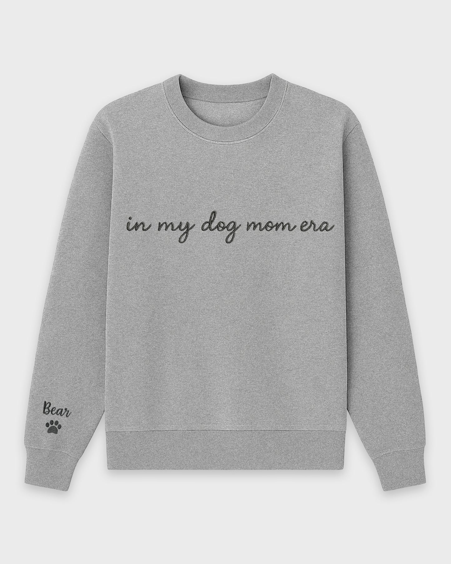 In My Dog Mom Era Embroidered Sweatshirt