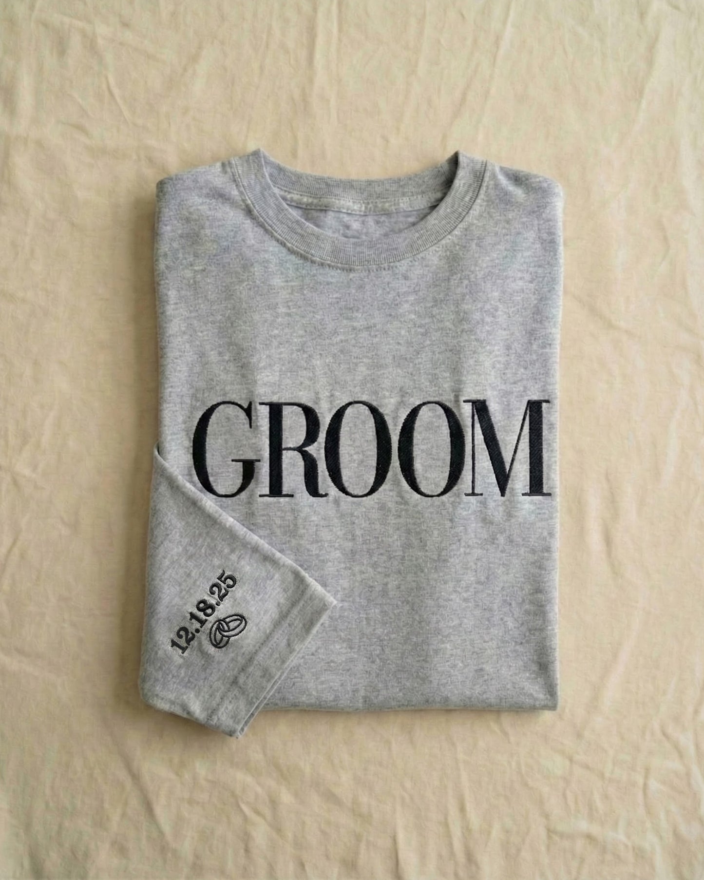 The Complete Bride & Groom Lounge Bundle | Crewneck & Tee Edition