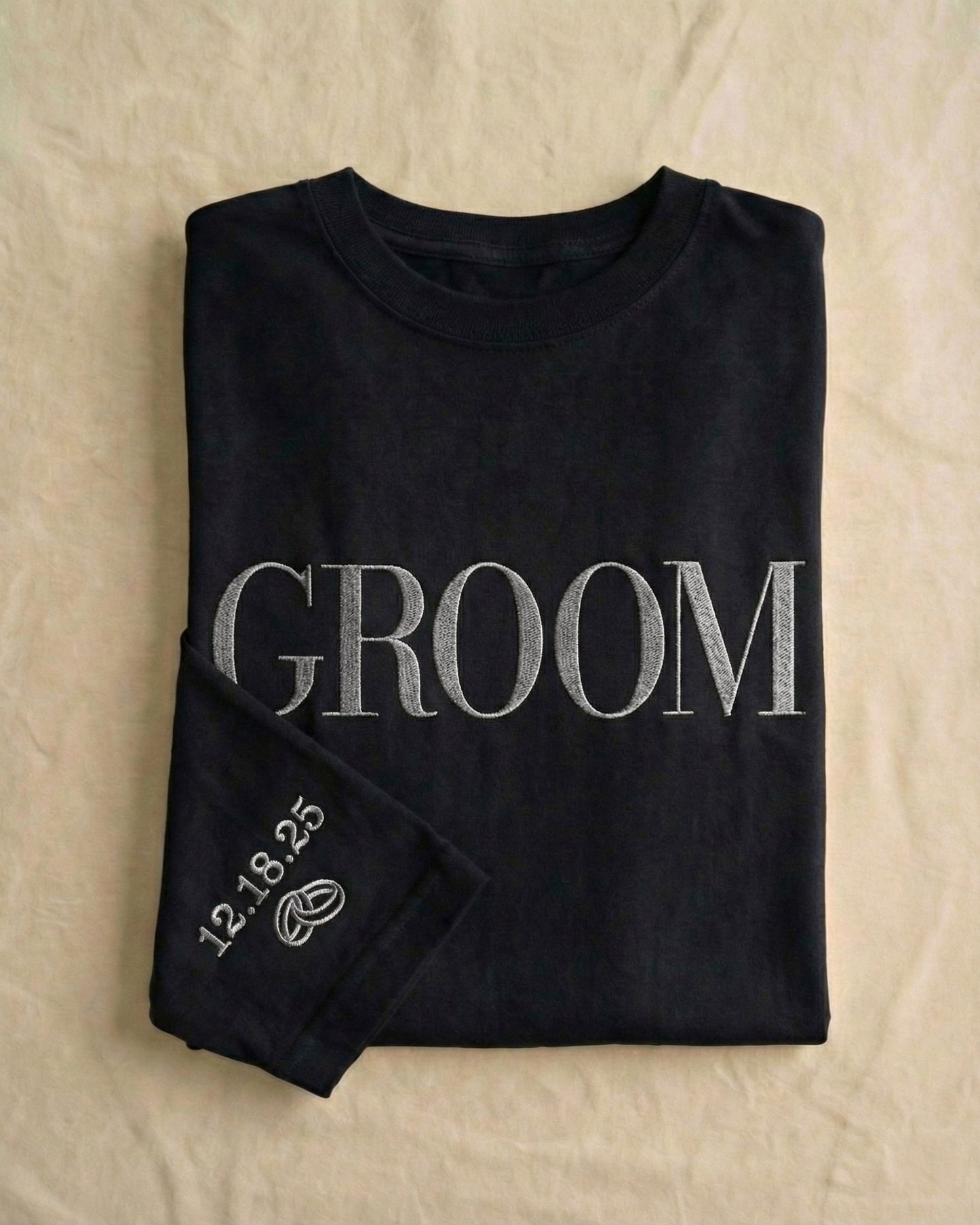Groom Edition Black Tee
