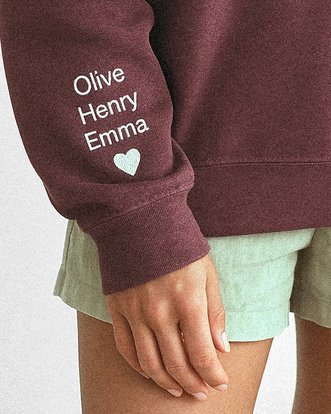Minimal Mama Embroidered Sweatshirt