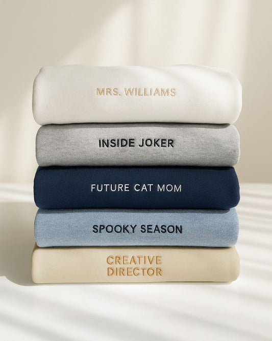 The Statement Embroidered Sweatshirt