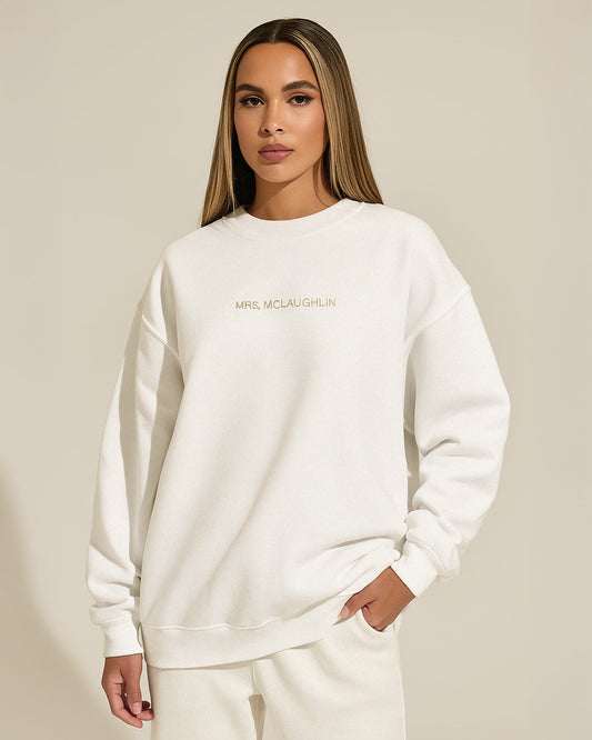 The Statement Embroidered Sweatshirt