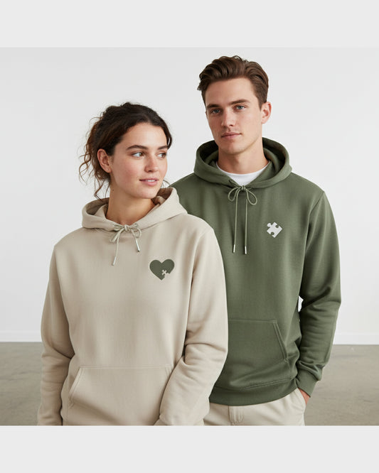 Puzzle Piece Embroidered Sweatshirt