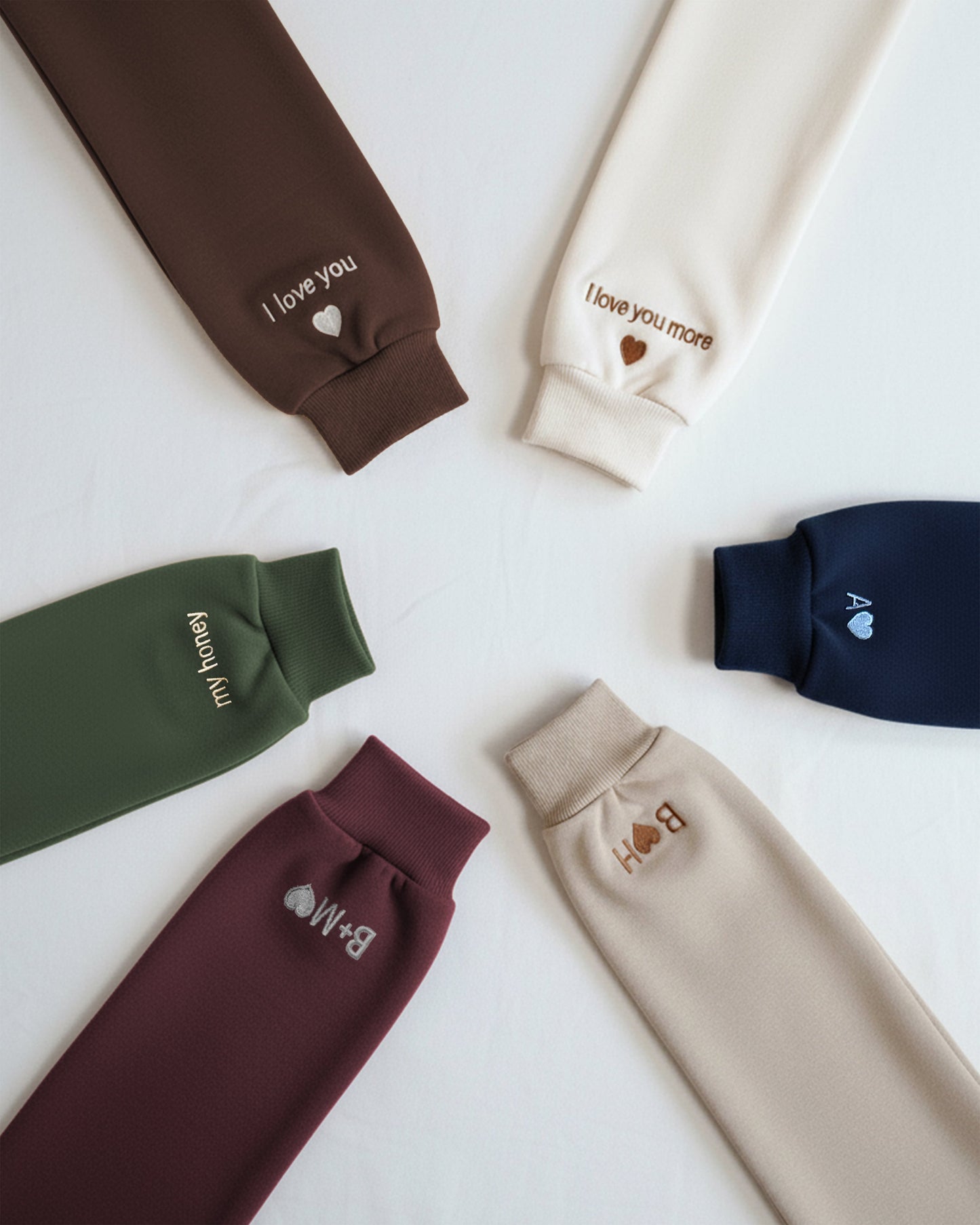 Puzzle Piece Embroidered Sweatshirt