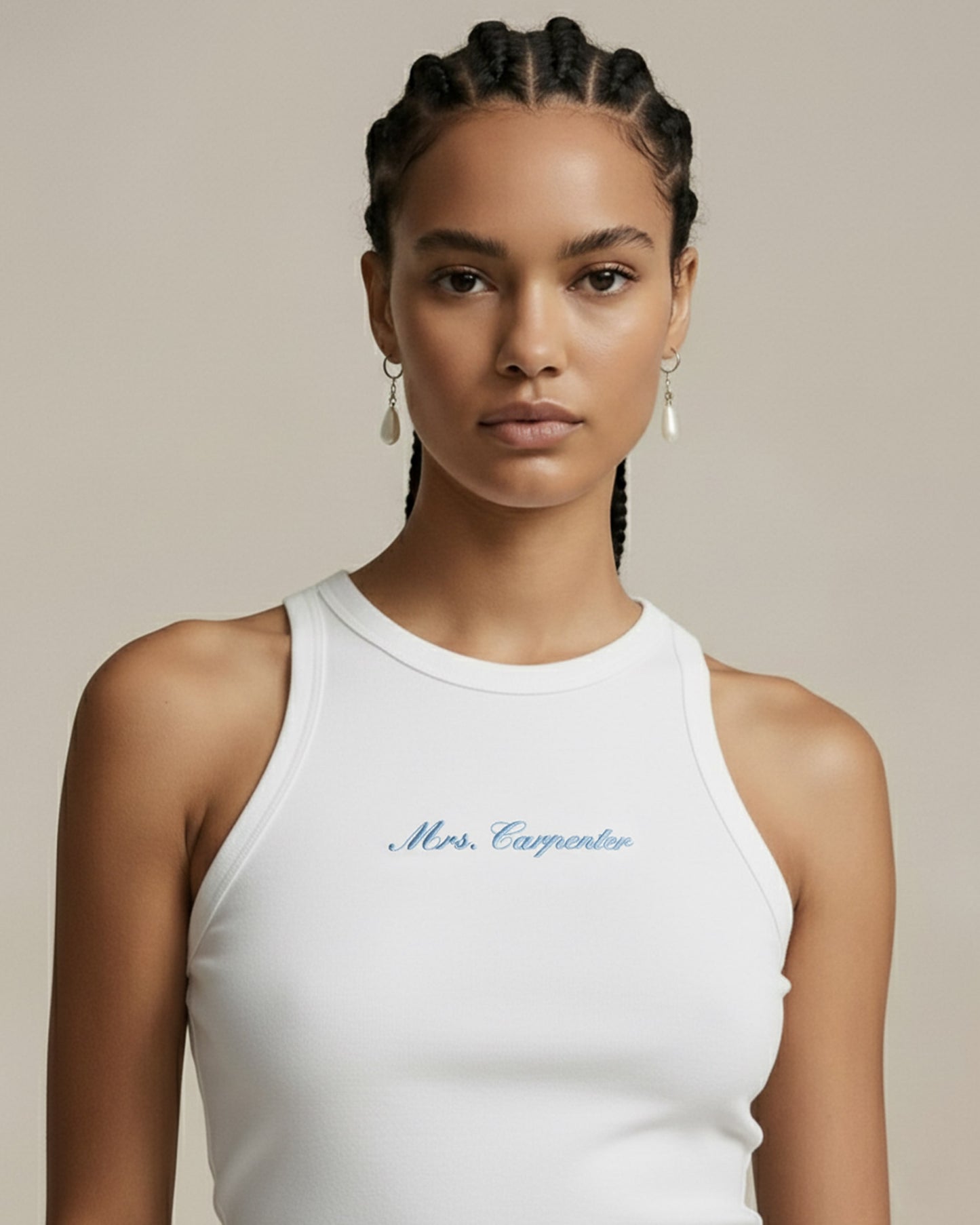 Bridal Script Tank
