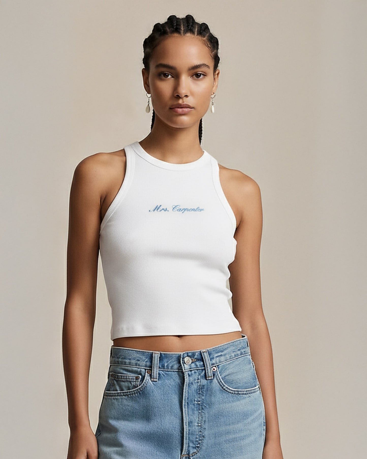 Bridal Script Tank