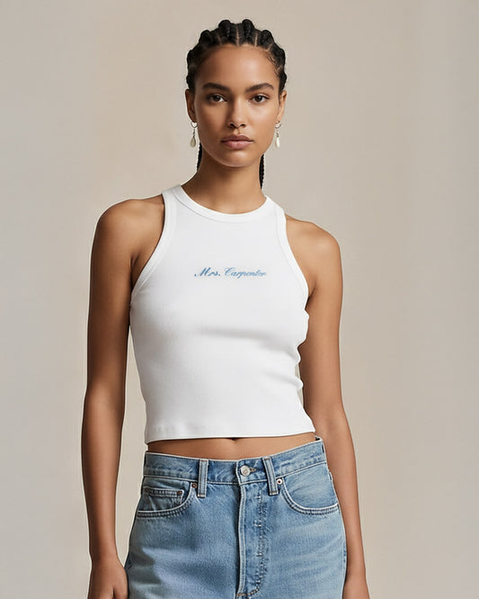 Bridal Script Tank