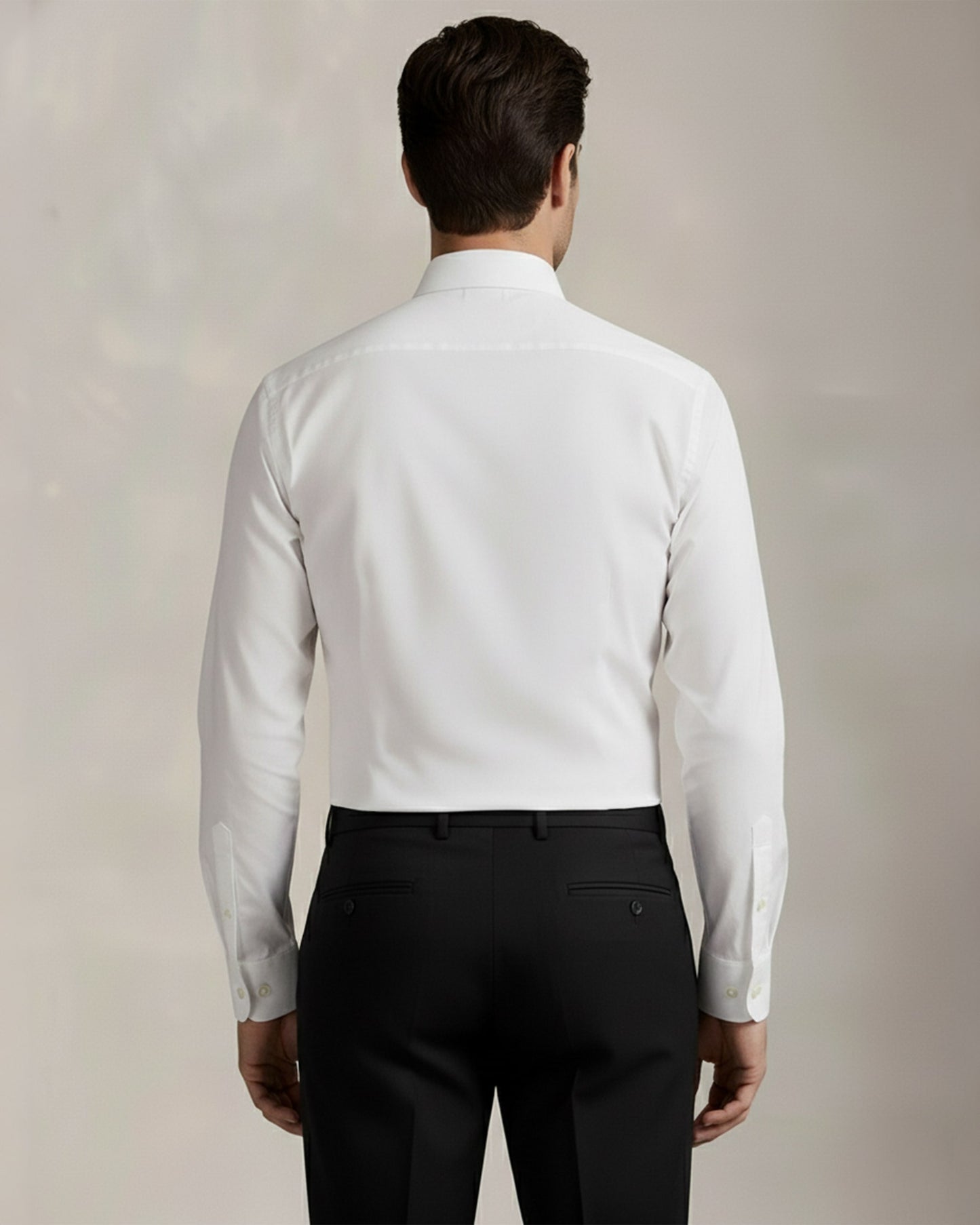 Initialed Cuff Stretch Woven Shirt