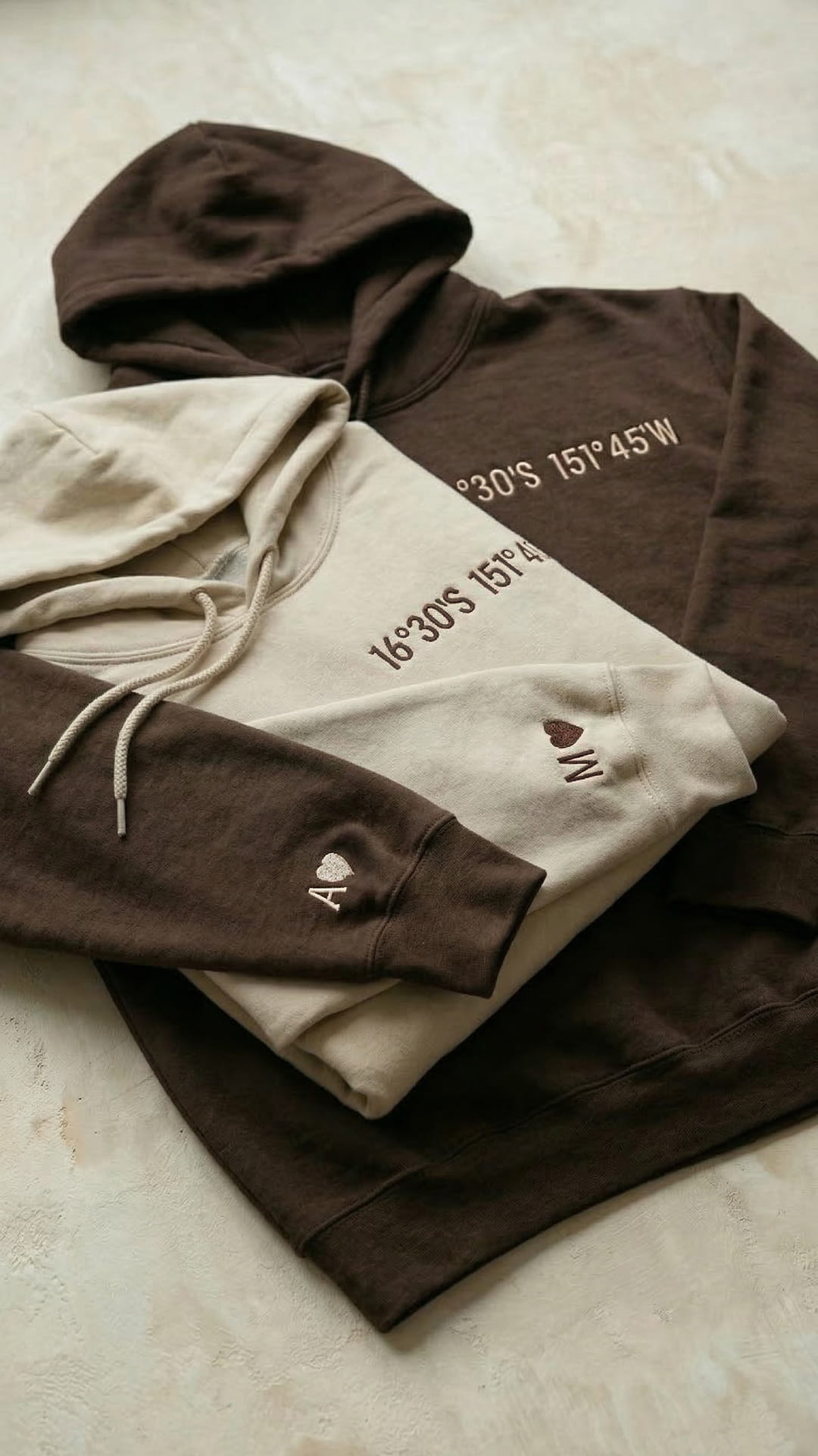 Custom Embroidered Coordinates Sweatshirt