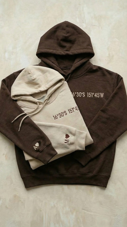 Custom Embroidered Coordinates Sweatshirt