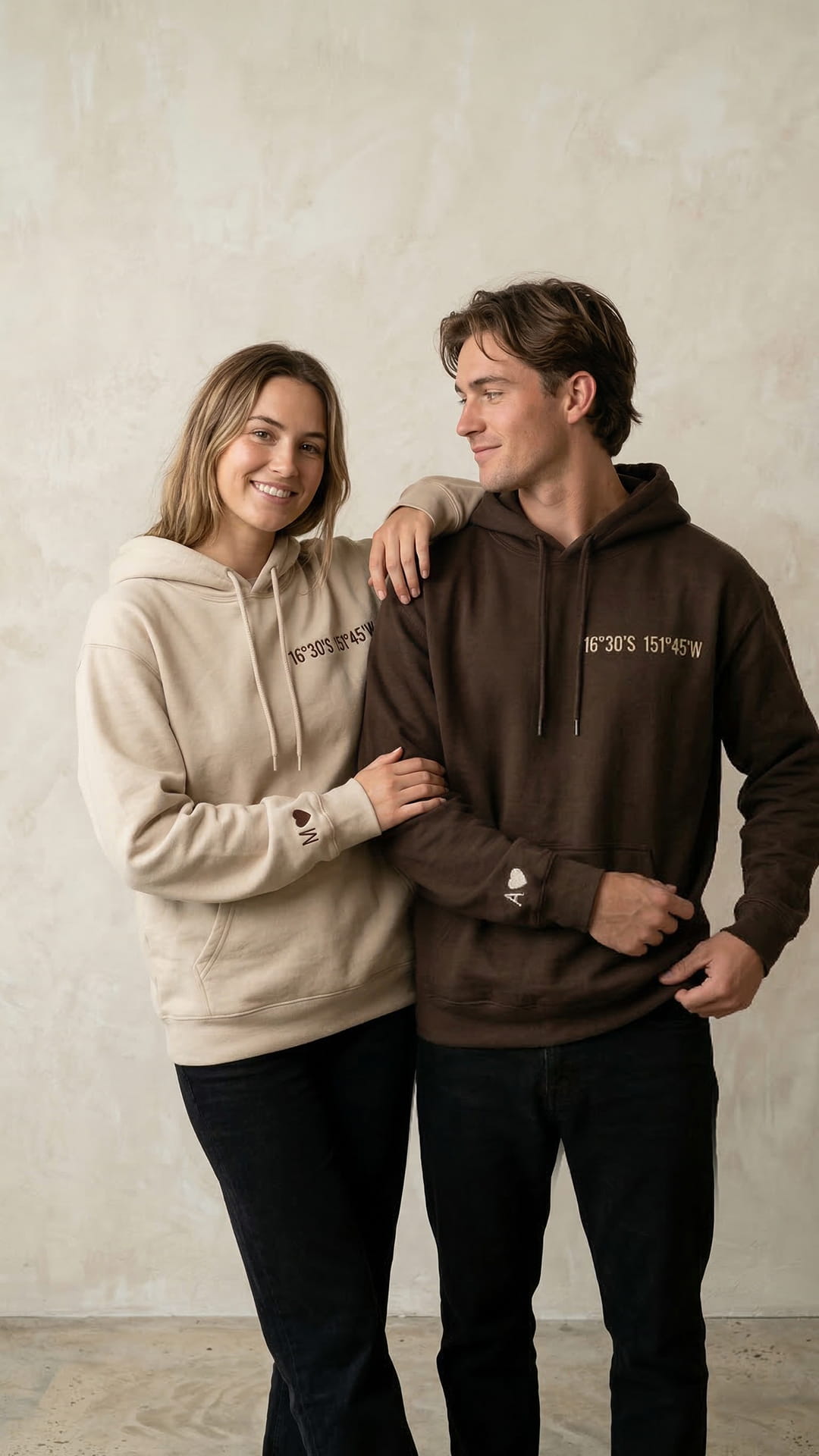 Custom Embroidered Coordinates Sweatshirt