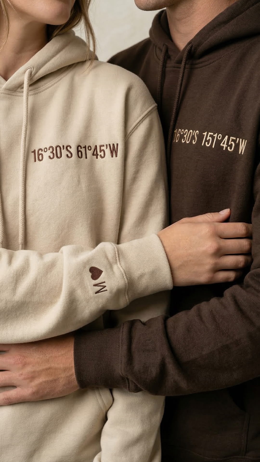 Custom Embroidered Coordinates Sweatshirt