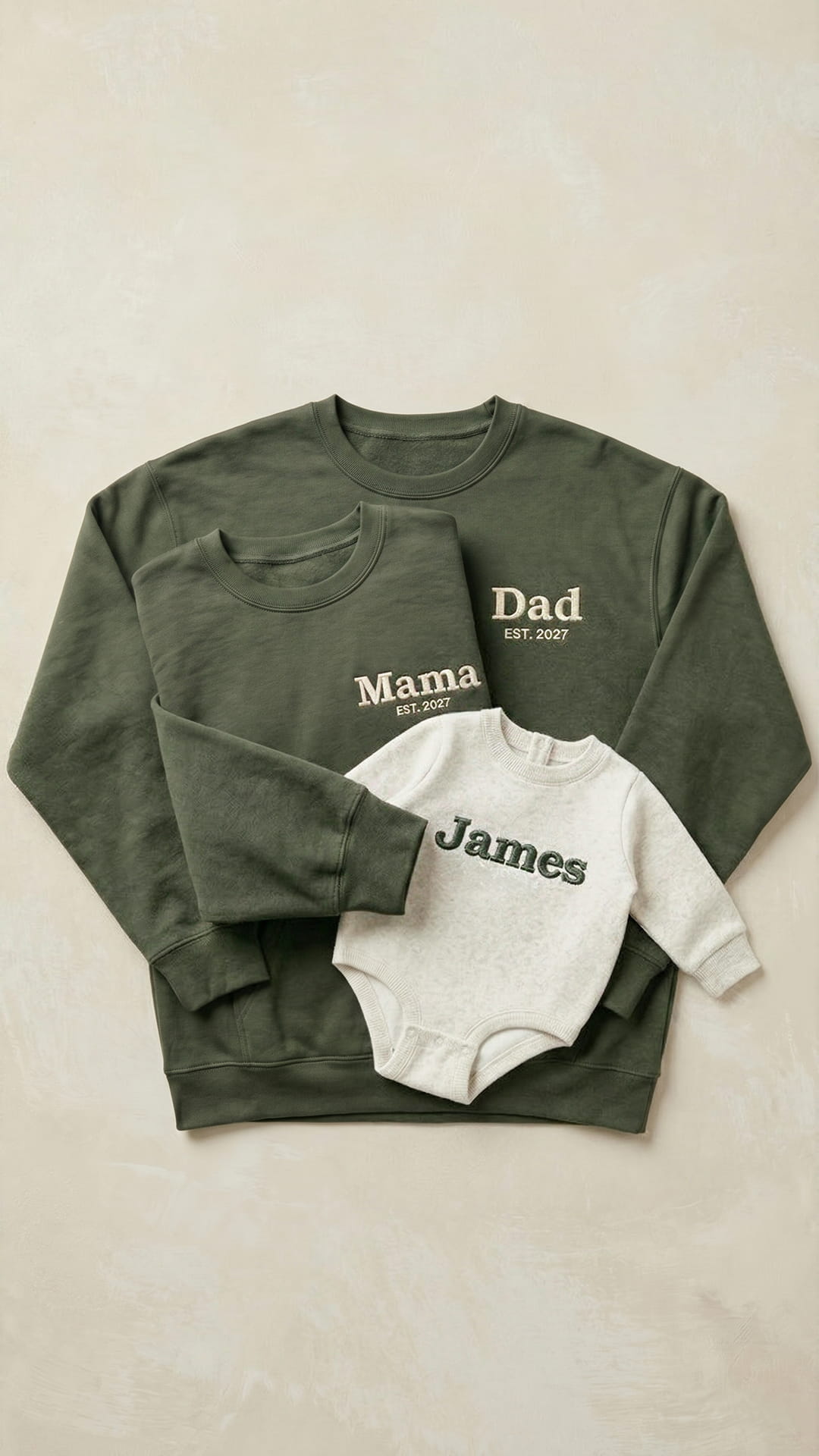 The Family Keepsake Box | Custom Embroidered Matching Parent & Child Gift Set