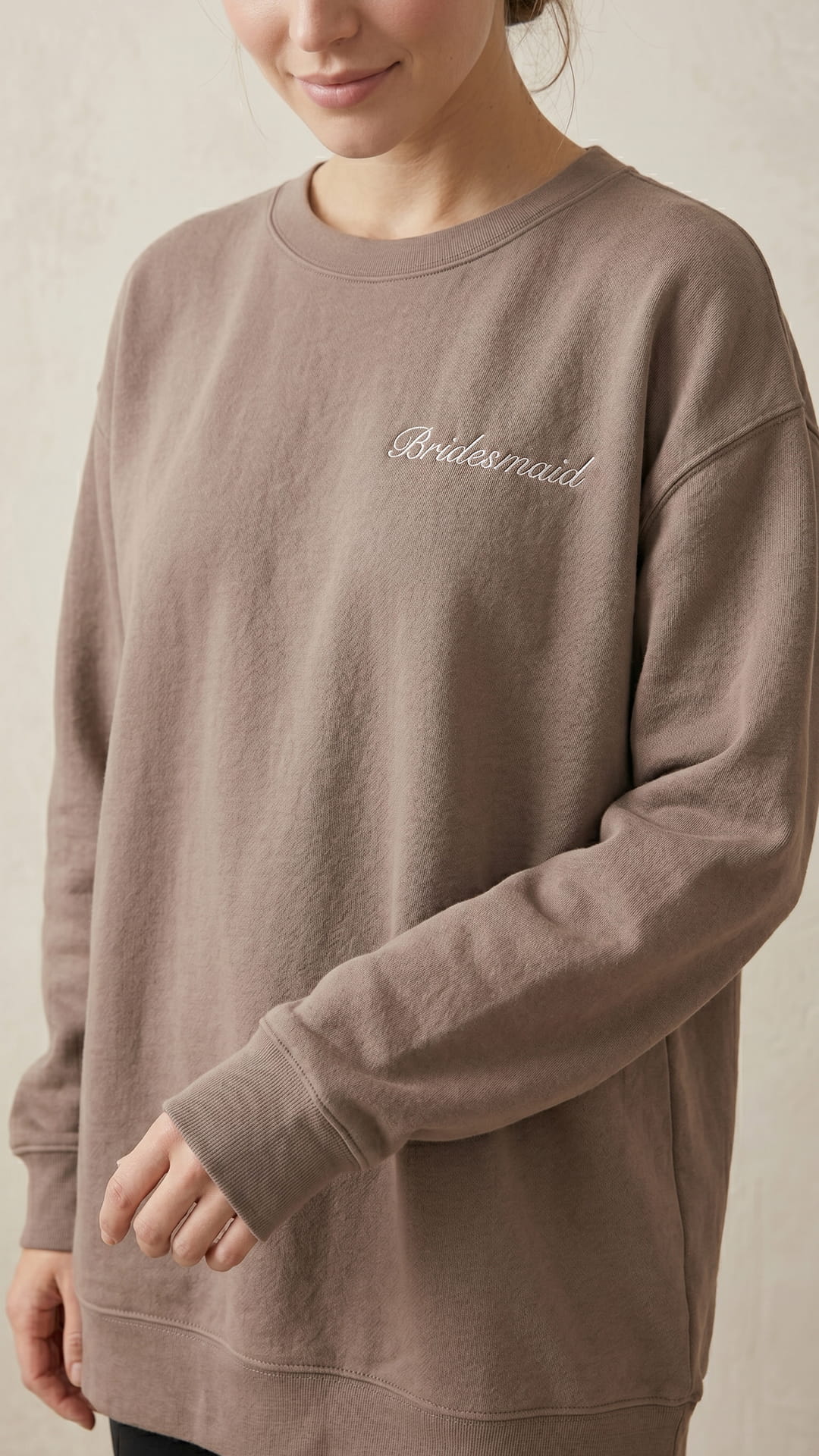 The Bridal Party Gift Set | Script Embroidered Sweatshirt & Personalized Tote
