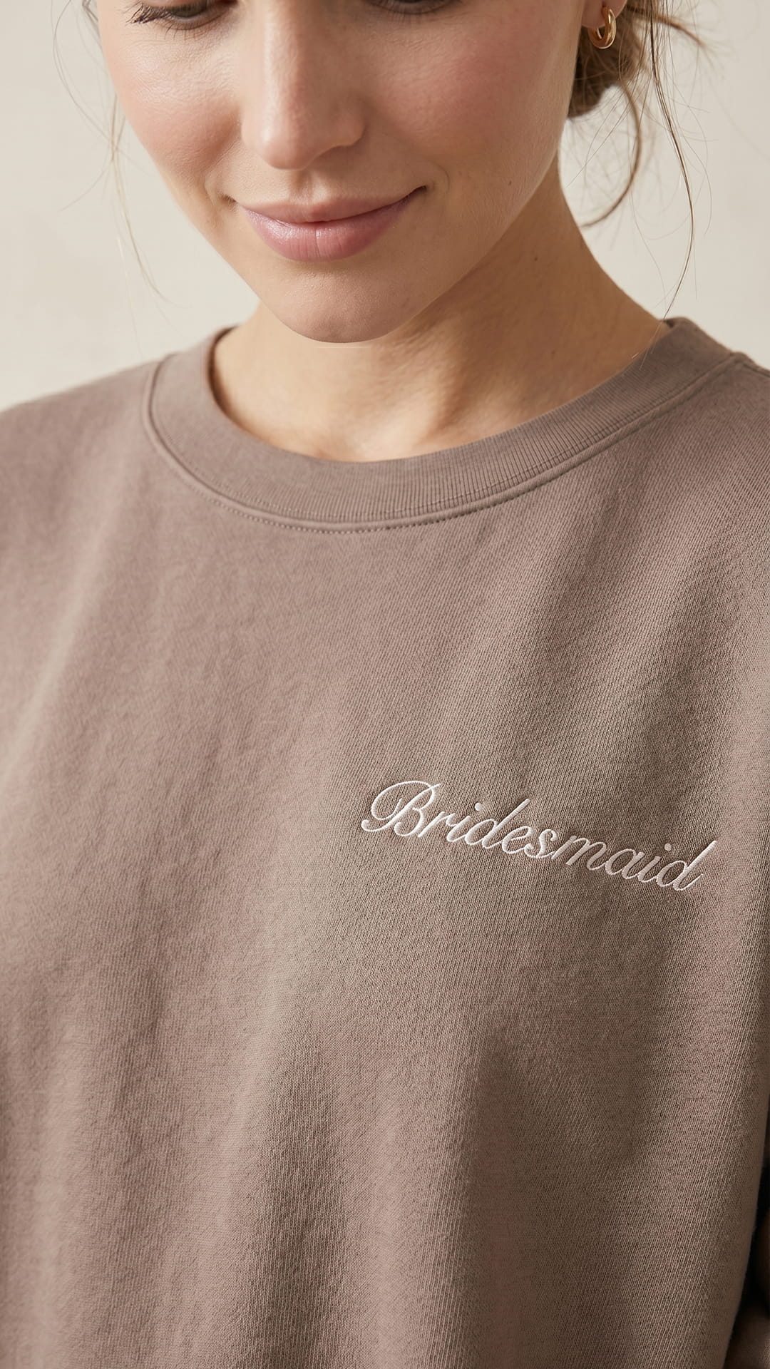 The Bridal Party Gift Set | Script Embroidered Sweatshirt & Personalized Tote