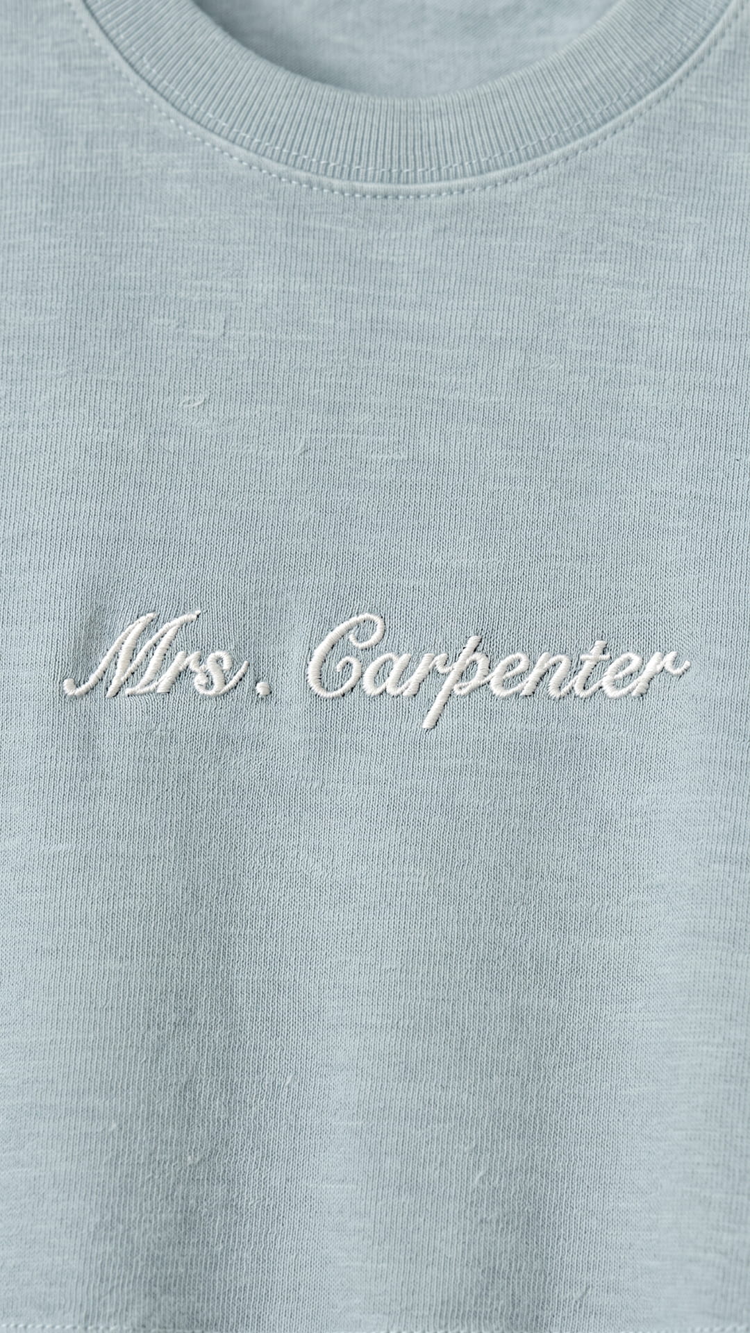 The Mrs. Gift Set | Embroidered Crop Tee, Matching Shorts & Bridal Tote