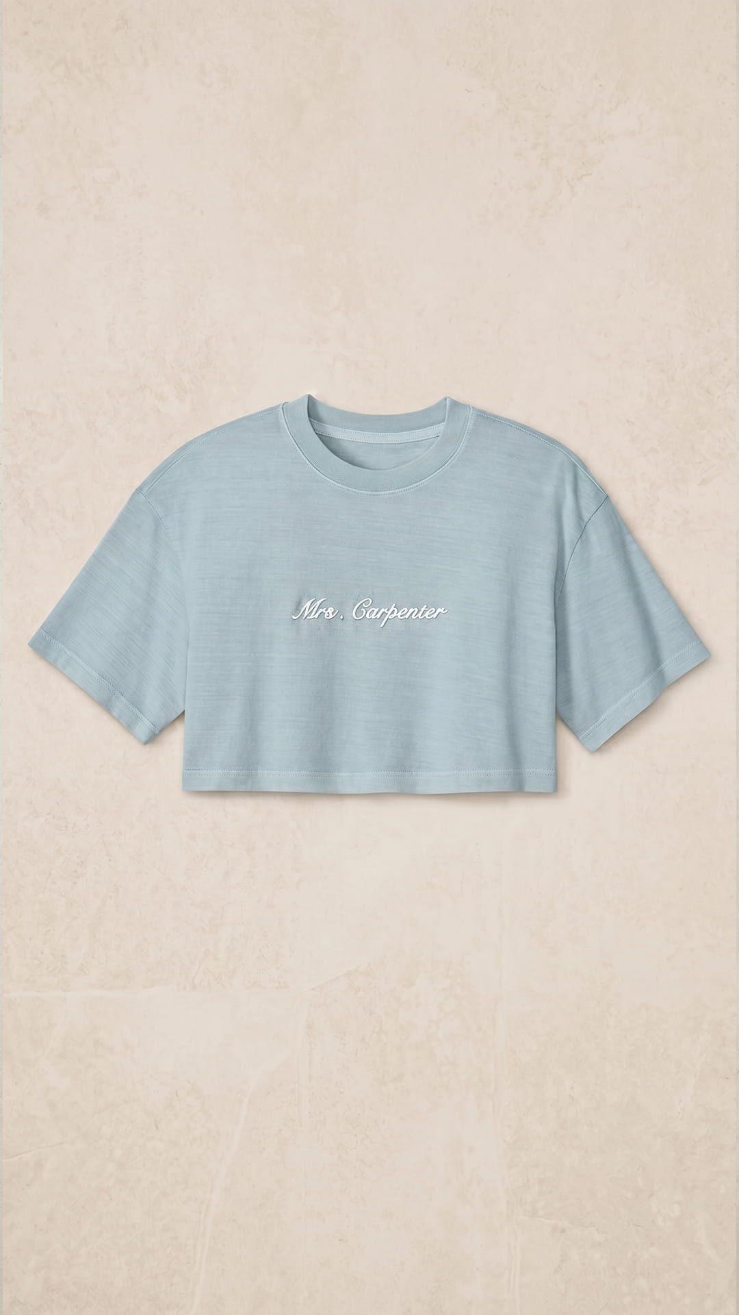 The Mrs. Gift Set | Embroidered Crop Tee, Matching Shorts & Bridal Tote