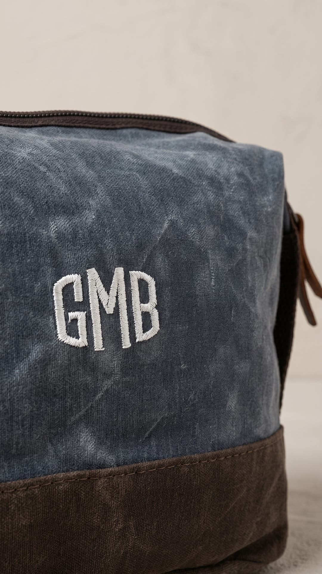 Waxed Dopp Kit | Groomsmen Travel Gift