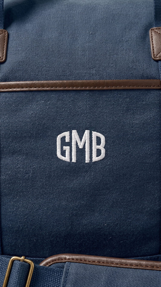 Canvas Weekender Duffel Bag | Groomsmen Party Travel Gift