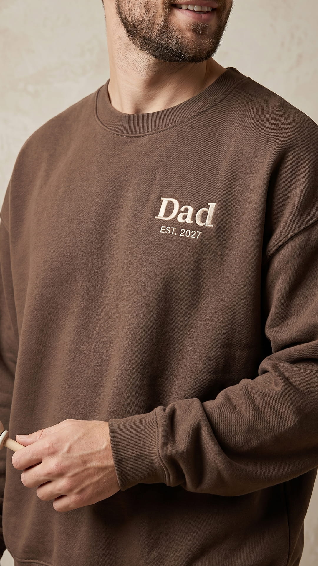 The New Dad Keepsake Bundle | Custom Embroidered Dad & Baby Gift Set - Signature