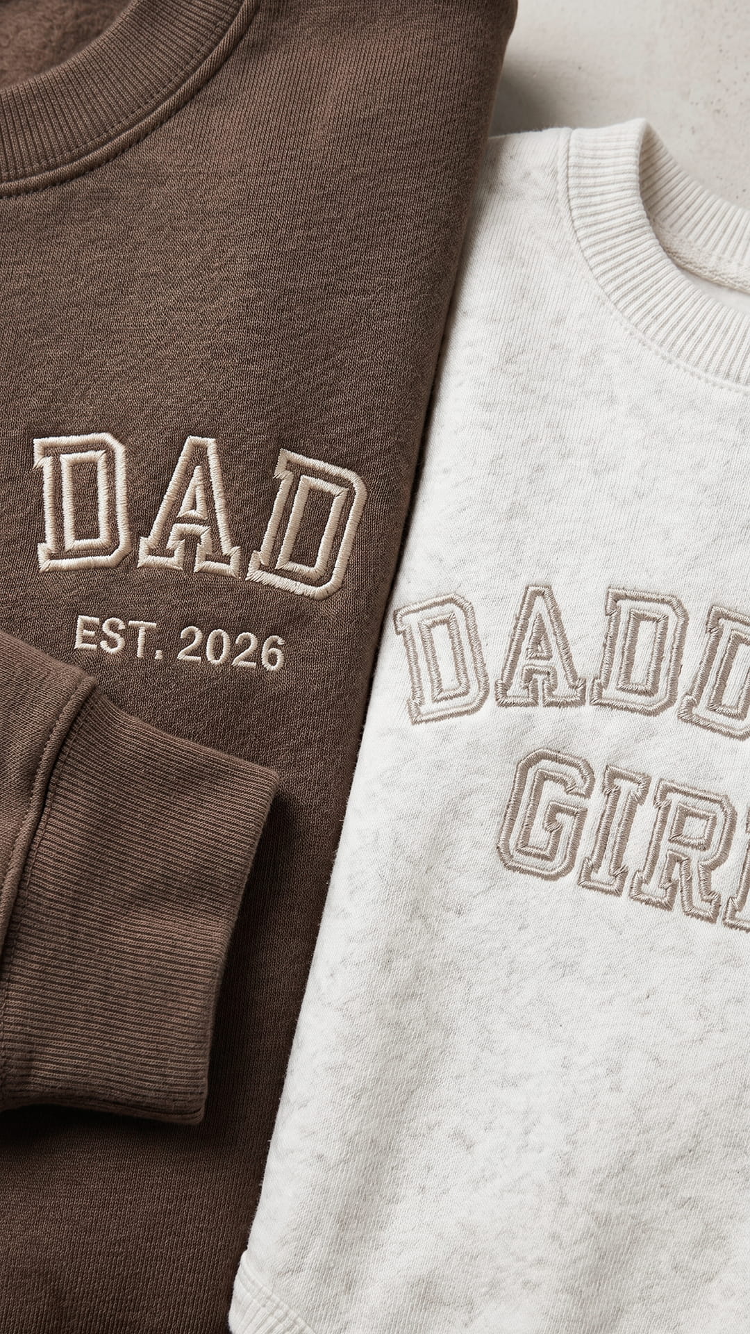 The Daddy’s Girl Keepsake Bundle | Custom Embroidered Dad & Baby Gift Set - Signature