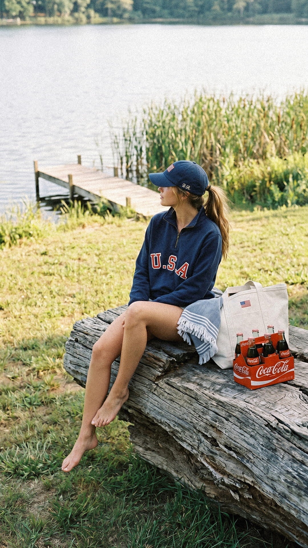 The American Heritage Gift Set | Embroidered USA Quarter-Zip Bundle