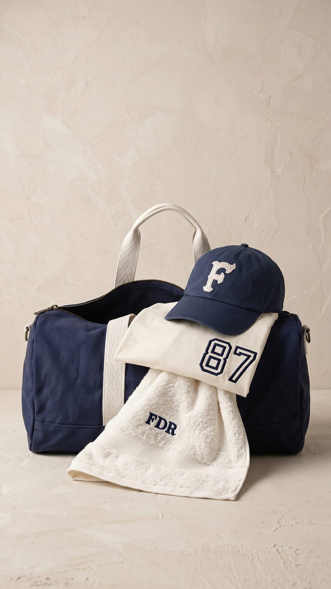 The Gym Essentials Gift Set | Personalized Hat, Tee, Towel & Duffel Bundle