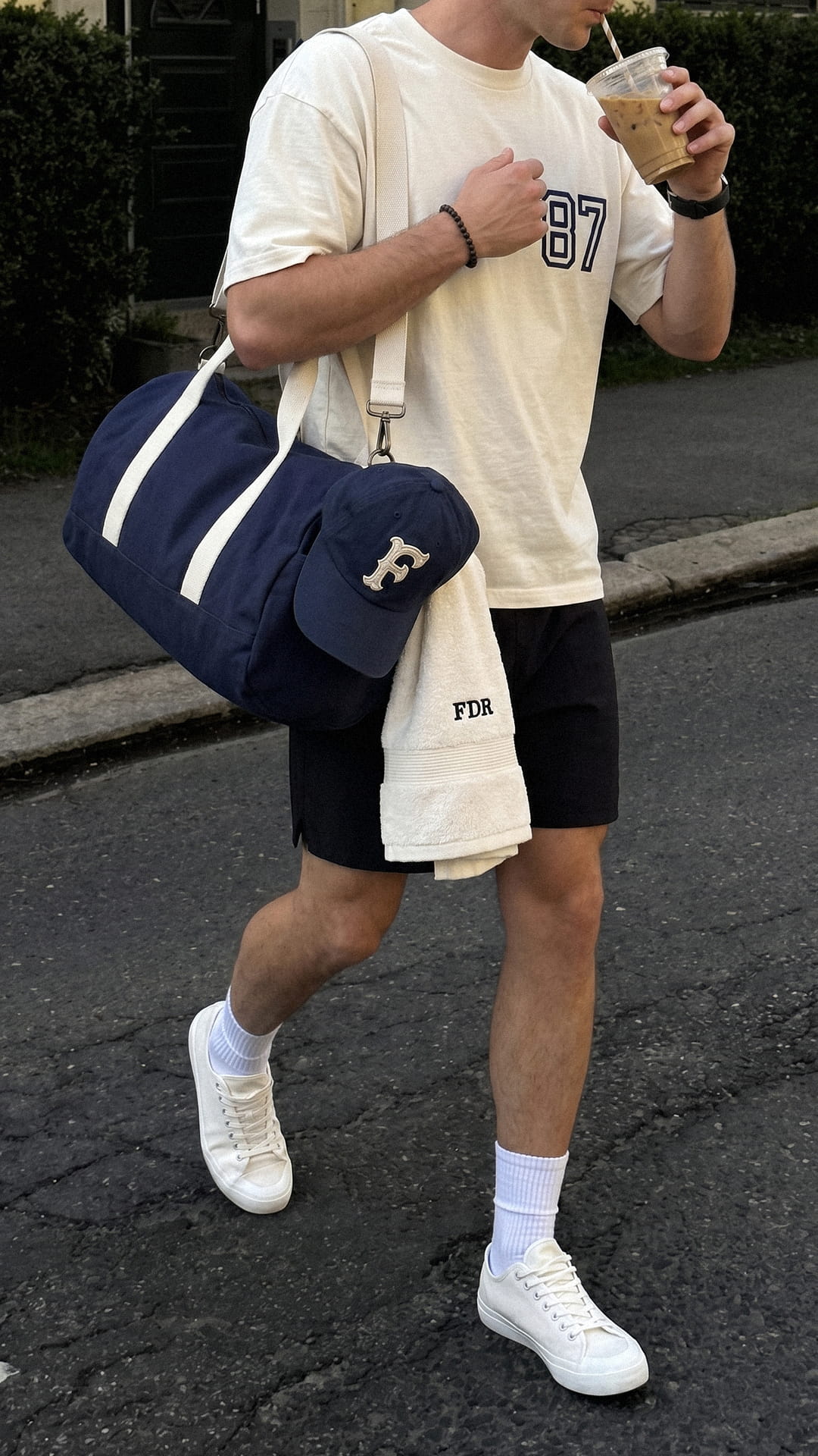The Gym Essentials Gift Set | Personalized Hat, Tee, Towel & Duffel Bundle