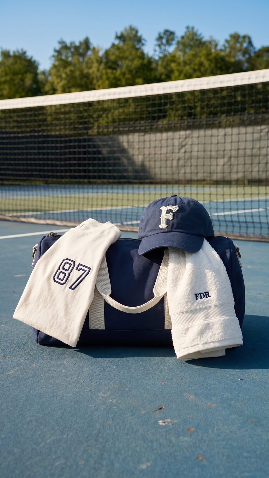 The Gym Essentials Gift Set | Personalized Hat, Tee, Towel & Duffel Bundle
