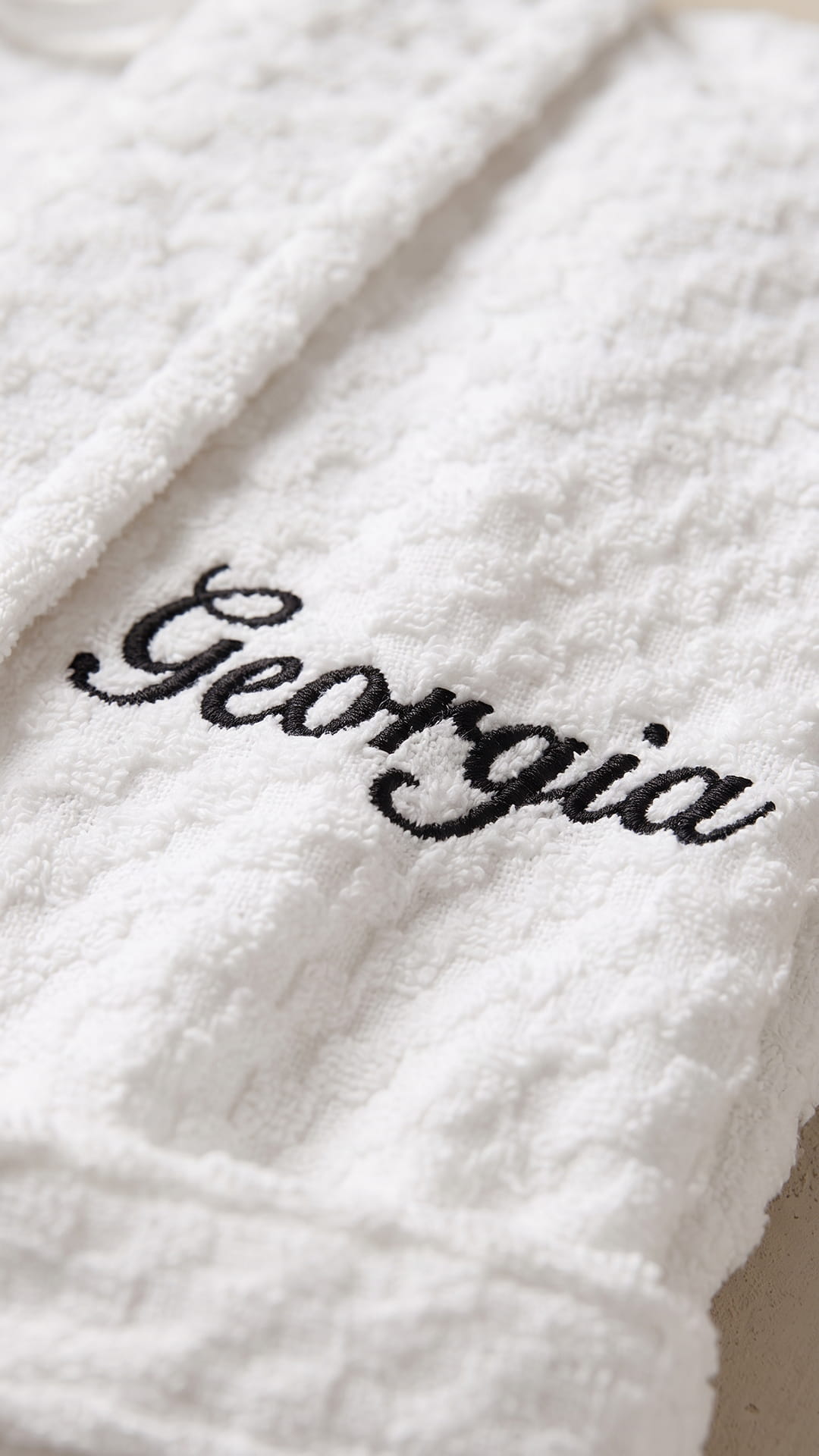 Personalized Robe Gift Set | Embroidered Robe, Waffle Bag & Hand Towels