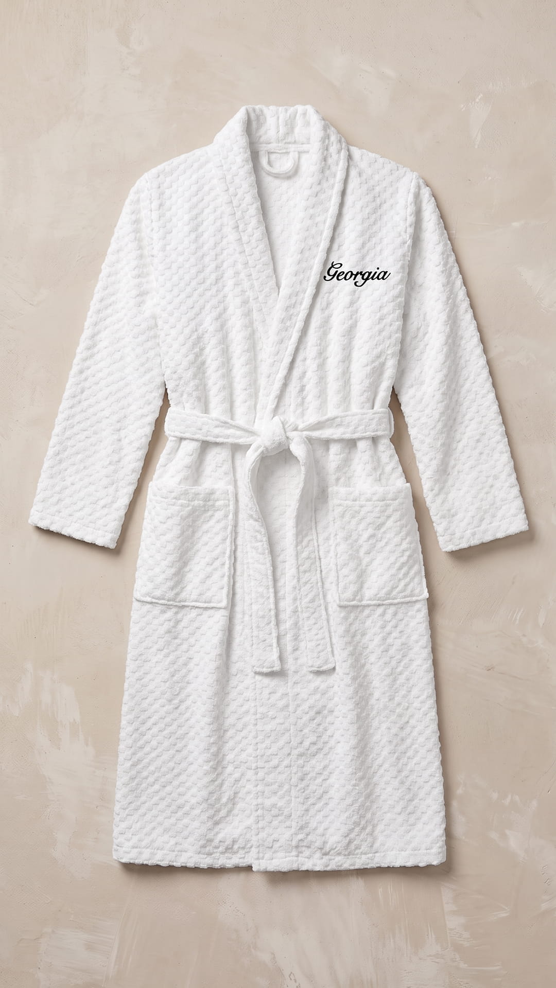 Personalized Robe Gift Set | Embroidered Robe, Waffle Bag & Hand Towels