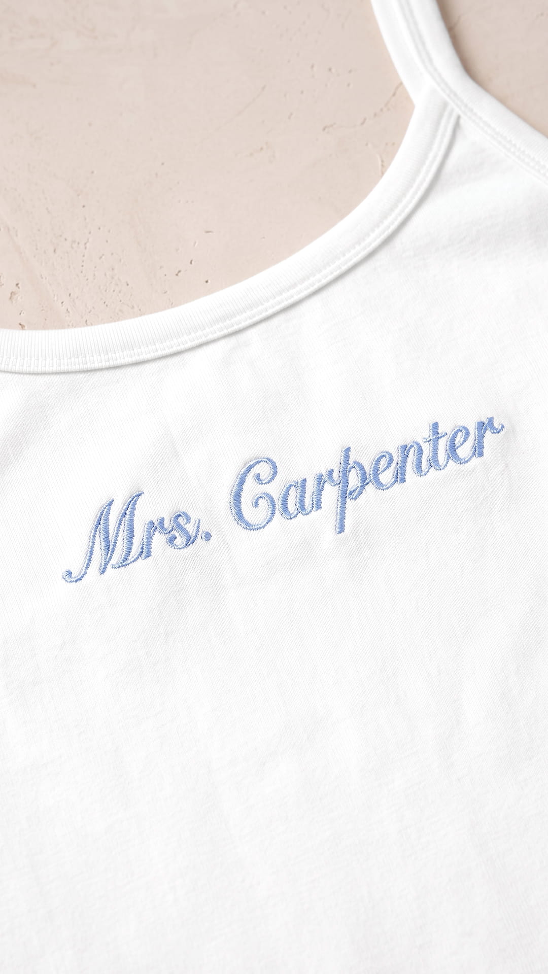 Mrs. Script Micro Rib Tank