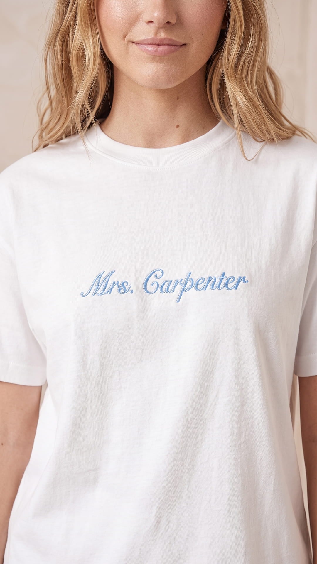 Mrs. Script Boxy Tee