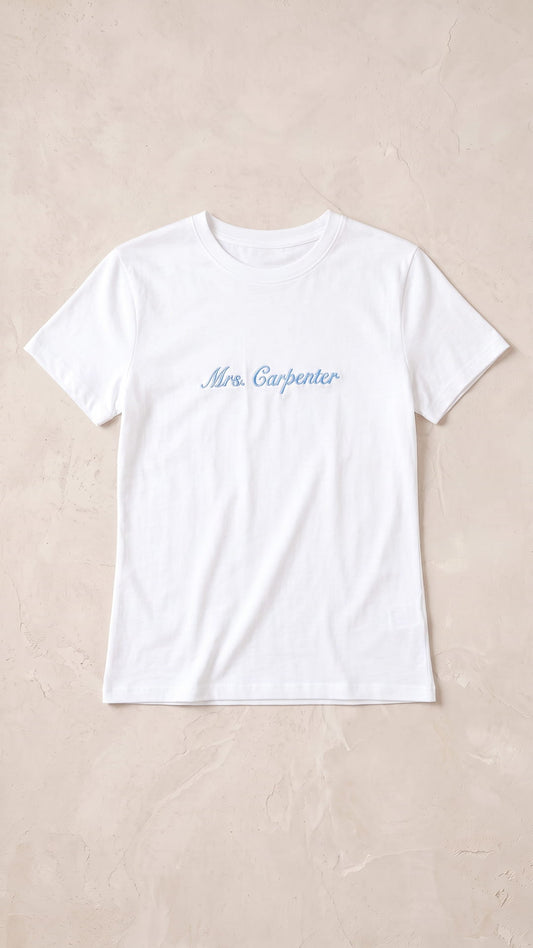 Mrs. Script Boxy Tee