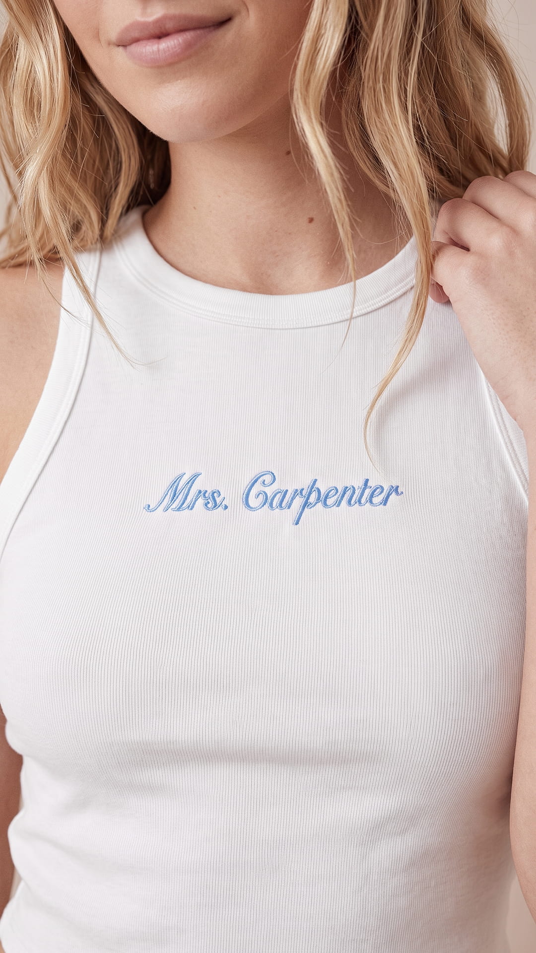 Mrs. Script Racerback Tank