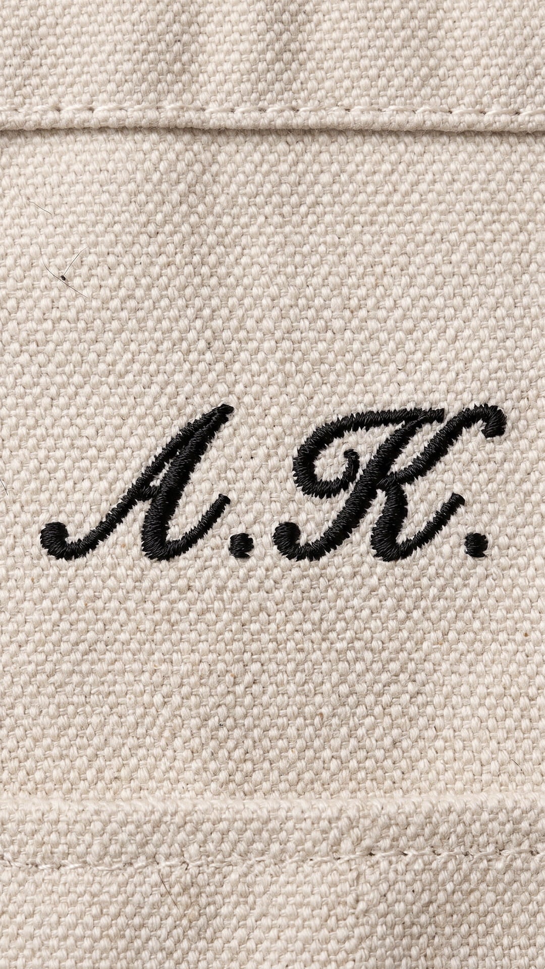 The Bridal Script Canvas Tote